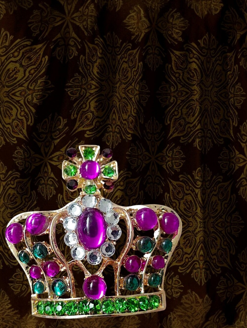 Crown Statement Brooch